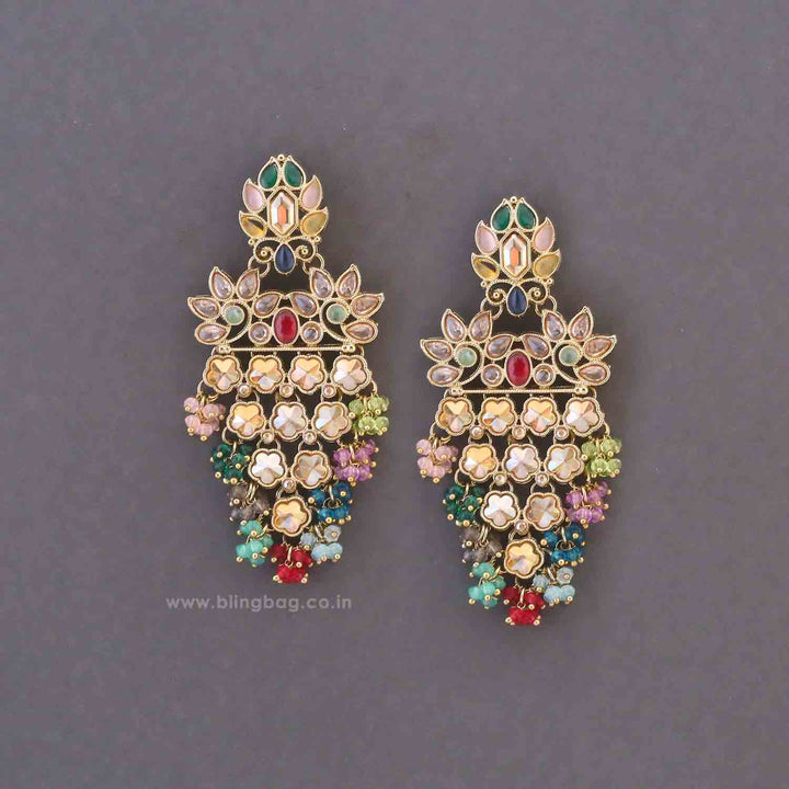 Multicolor Mauli Danglers