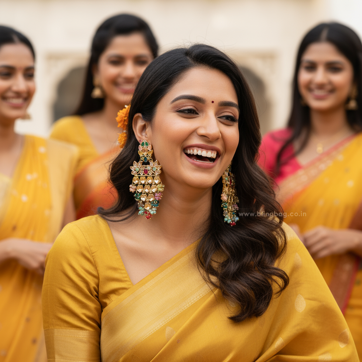 Multicolor Mauli Danglers