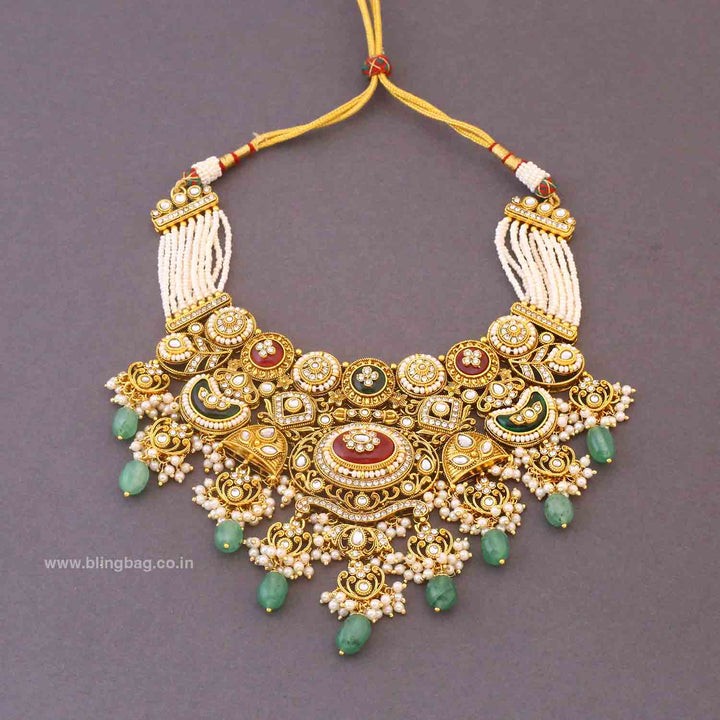Multicolor Mehra Bridal Jewellery Set