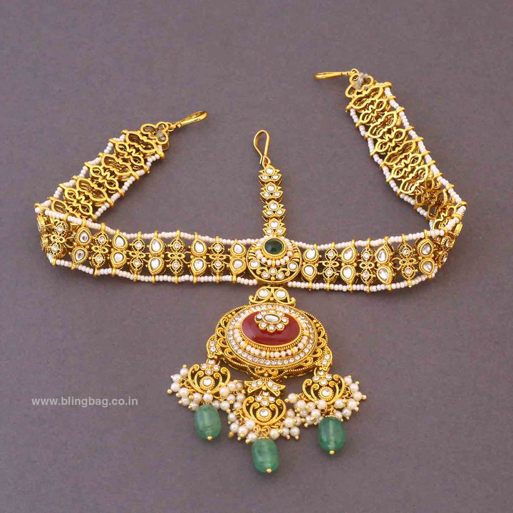 Multicolor Mehra Bridal Jewellery Set