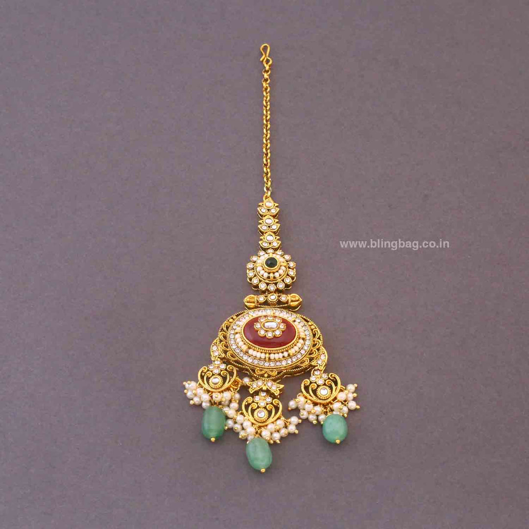 Multicolor Mehra Bridal Jewellery Set