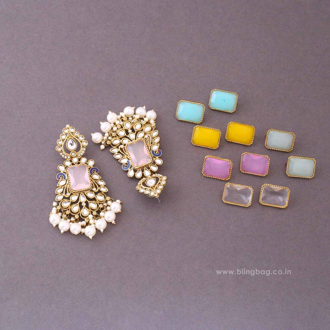 Multicolor Mia Color Changeable Danglers
