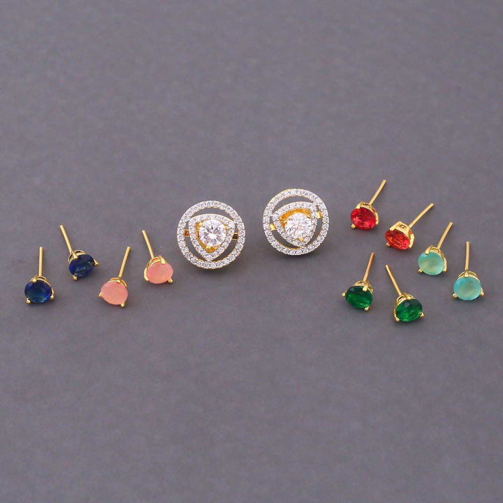 Multicolor Milena Color Changeable Studs