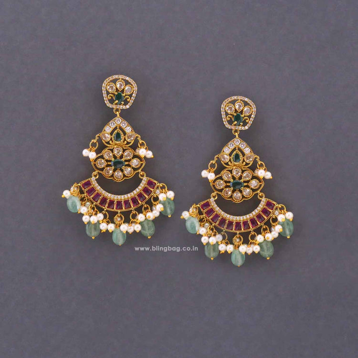 Multicolor Minakshi Danglers