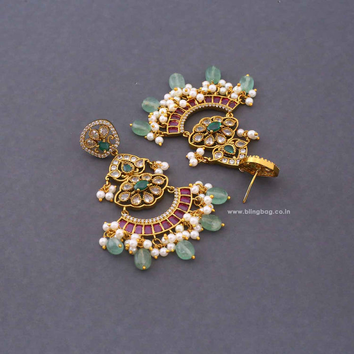 Multicolor Minakshi Danglers