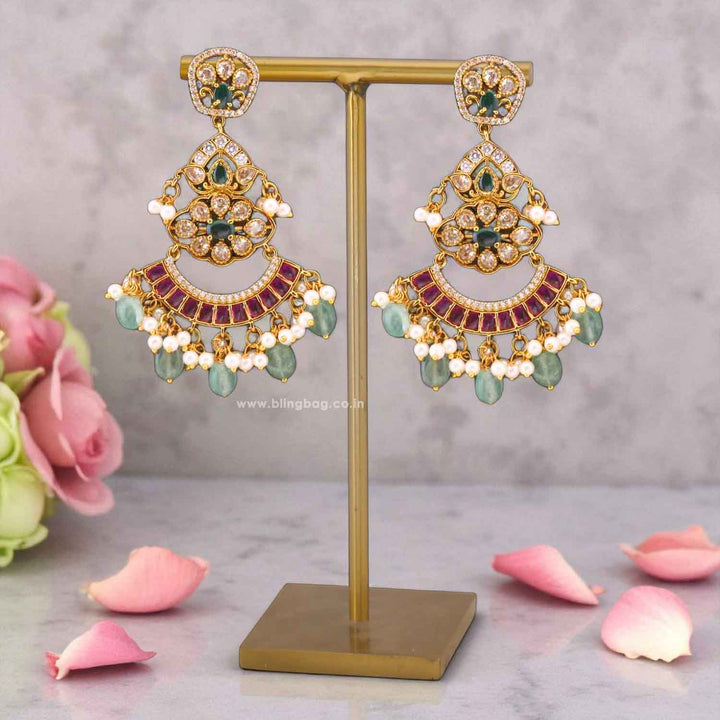 Multicolor Minakshi Danglers