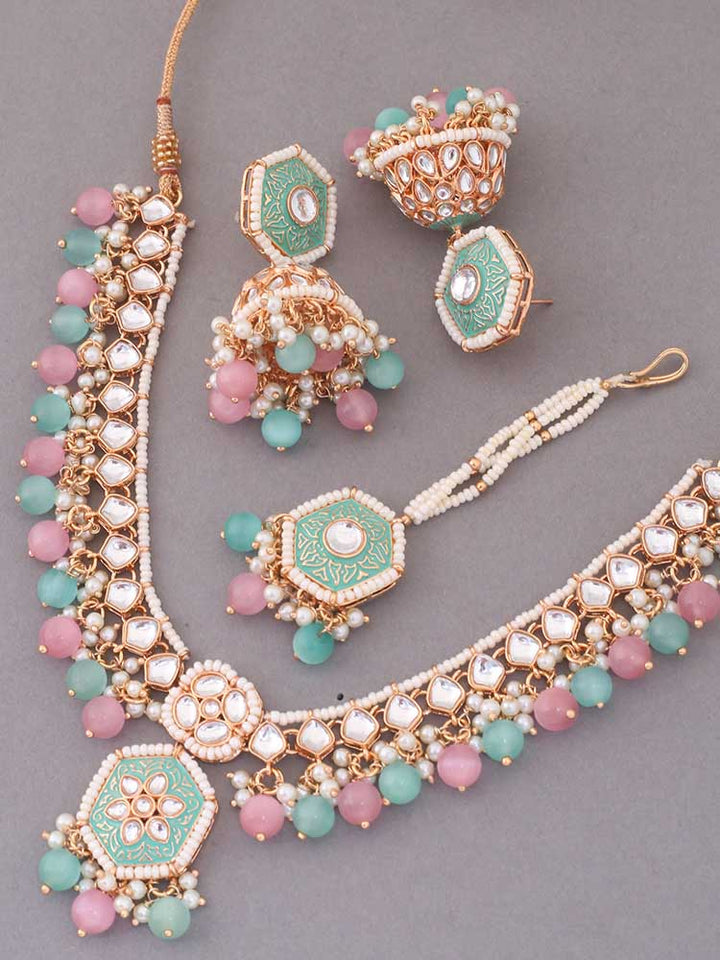 Multicolor Modheshwari Jewellery Set