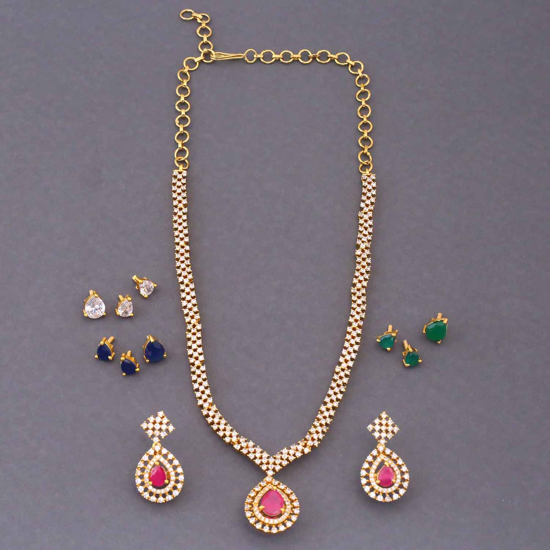 Multicolor Morwenna Antique Jewellery Set - New Arrival