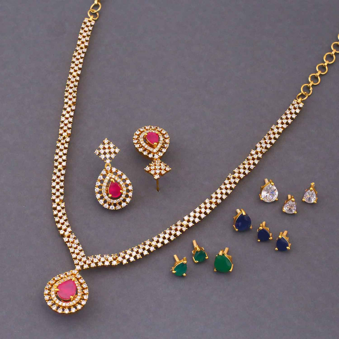Multicolor Morwenna Antique Jewellery Set - New Arrival