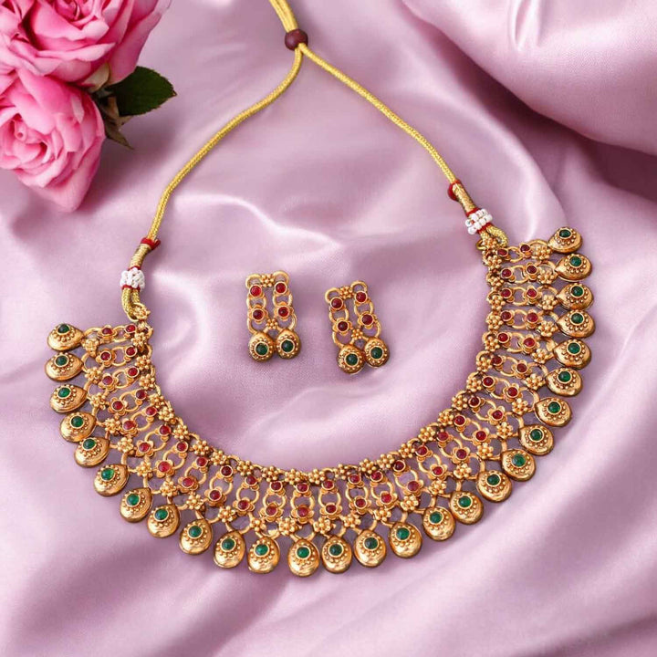 Multicolor Mrilana Antique Jewellery Set- New Arrival