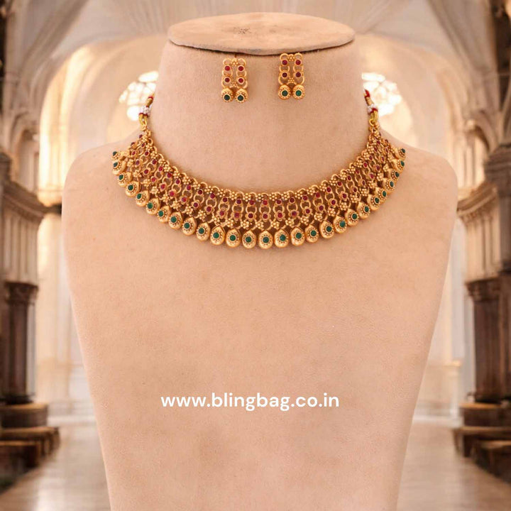 Multicolor Mrilana Antique Jewellery Set- New Arrival