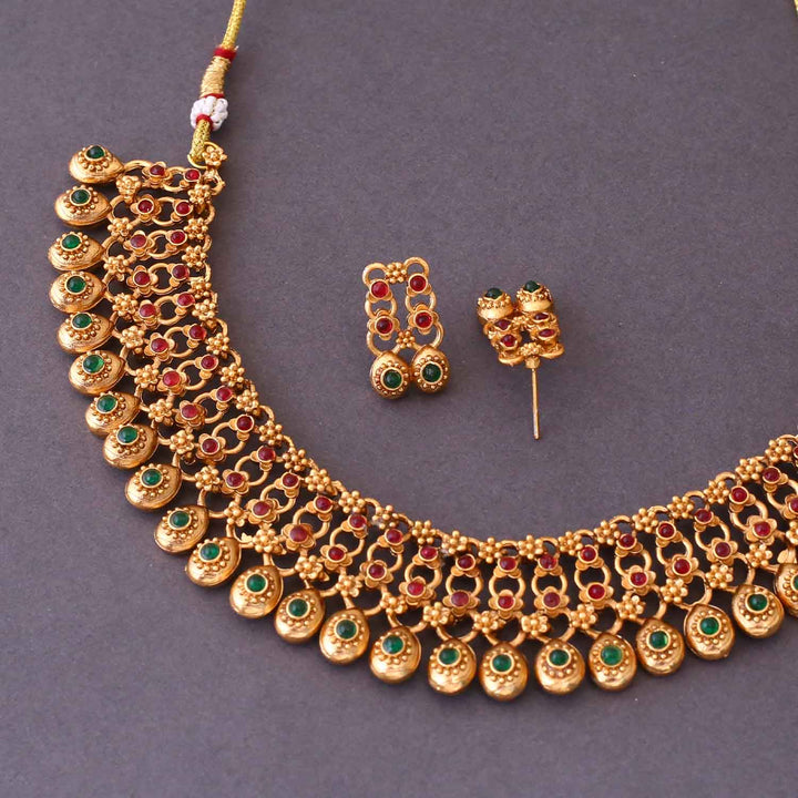 Multicolor Mrilana Antique Jewellery Set- New Arrival