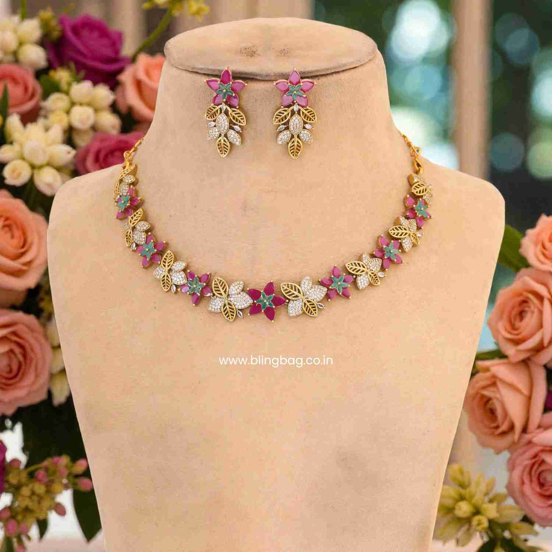 Multicolor Municca Victorian Jewellery Set - New Arrival