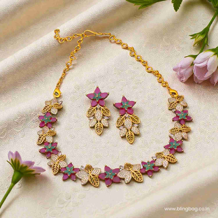 Multicolor Municca Victorian Jewellery Set - New Arrival