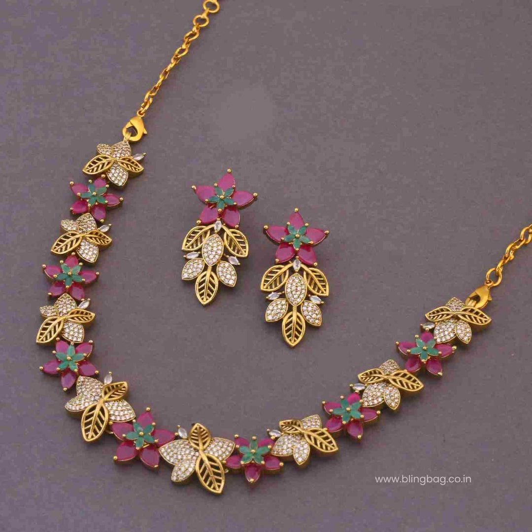 Multicolor Municca Victorian Jewellery Set - New Arrival