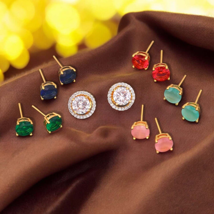 Multicolor Munika Color Changeable Studs