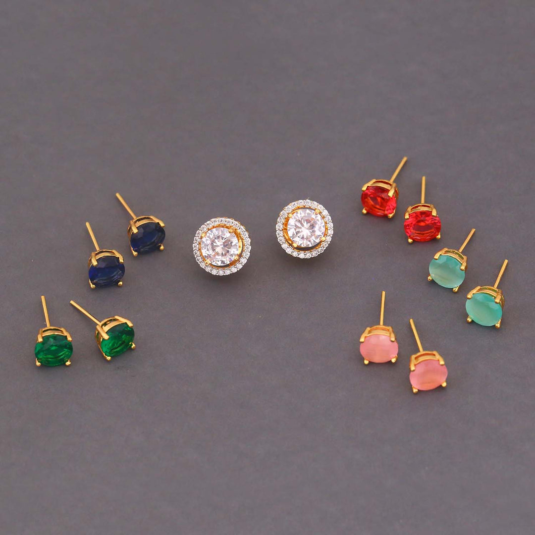 Multicolor Munika Color Changeable Studs