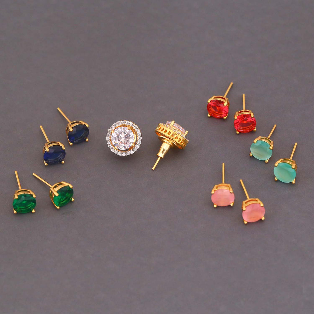 Multicolor Munika Color Changeable Studs