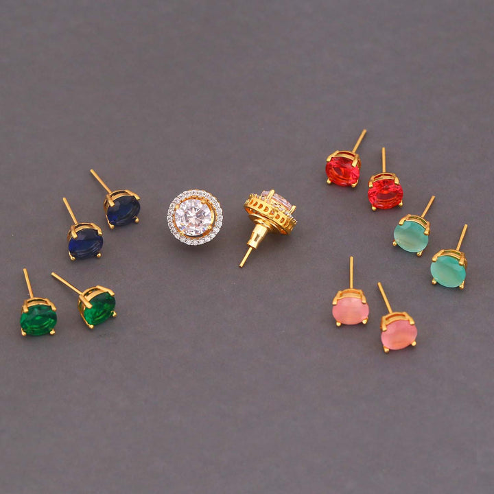 Multicolor Munika Color Changeable Studs