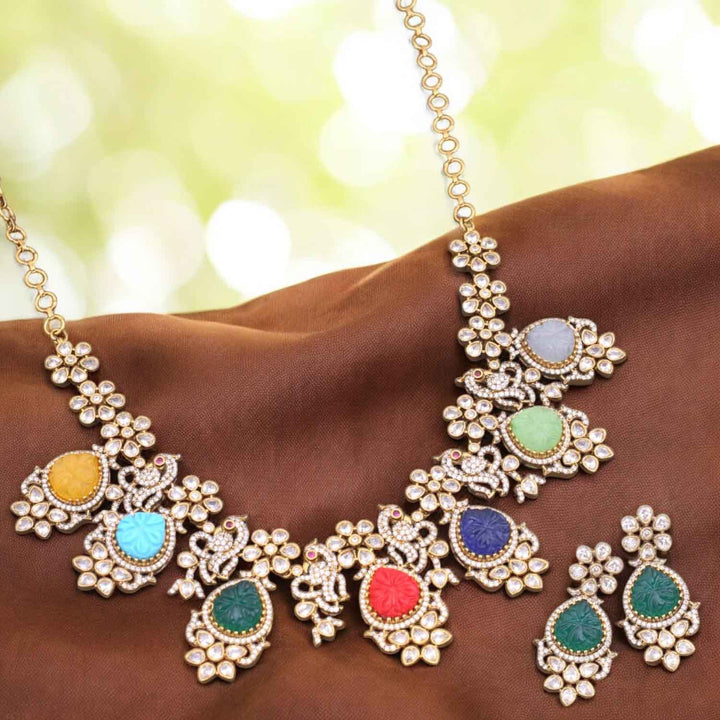 Multicolor Muse Victorian Jewellery Set - New Arrival