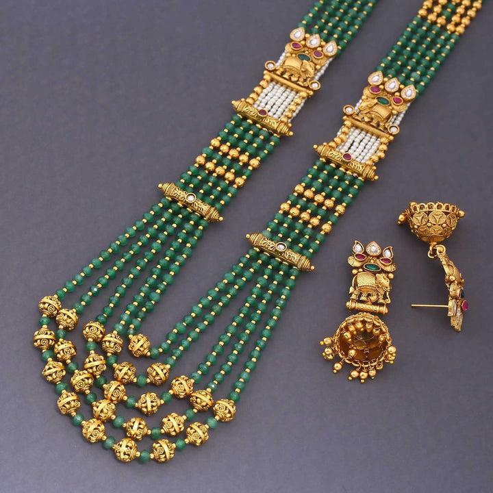 Multicolor Myra Antique Rajwadi Set