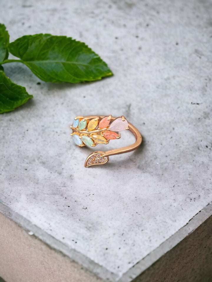 Multicolor Nafsika Adjustable Ring