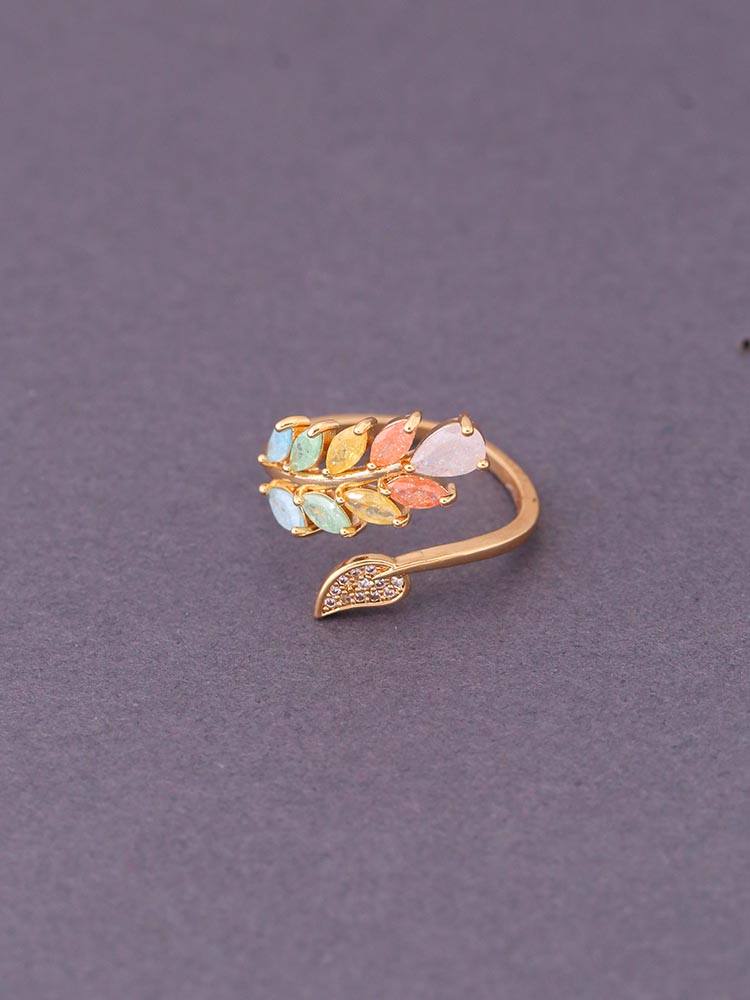 Multicolor Nafsika Adjustable Ring