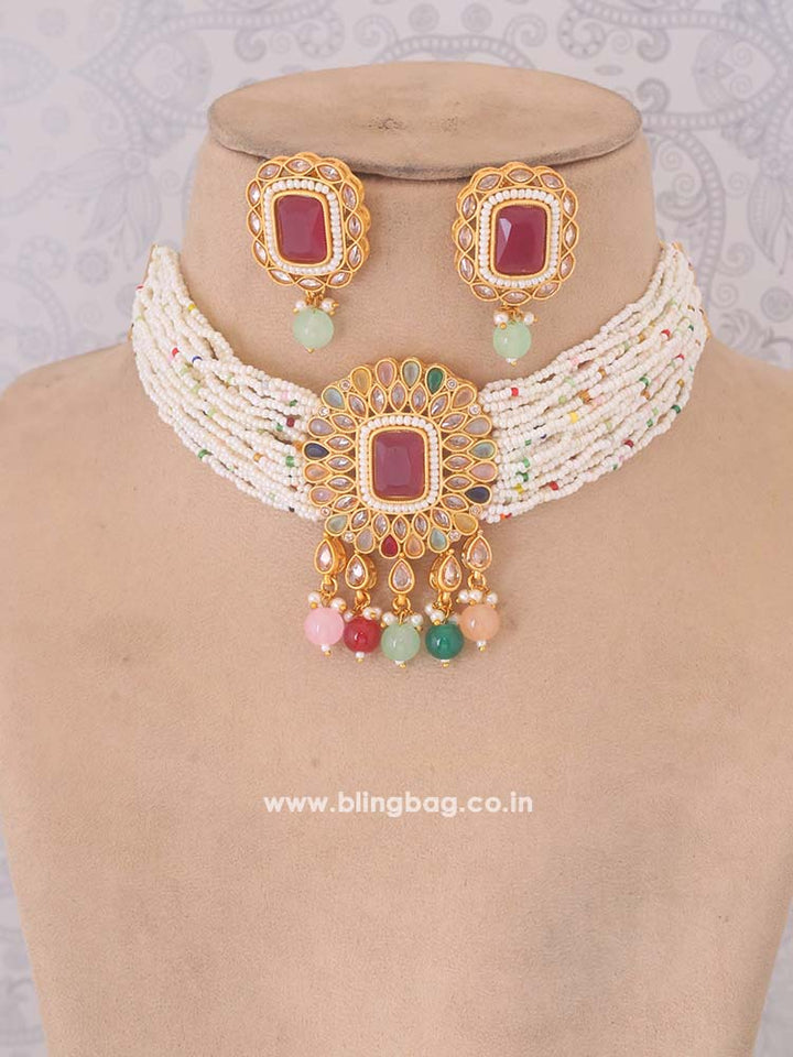 Multicolor Nazia Jewellery Set