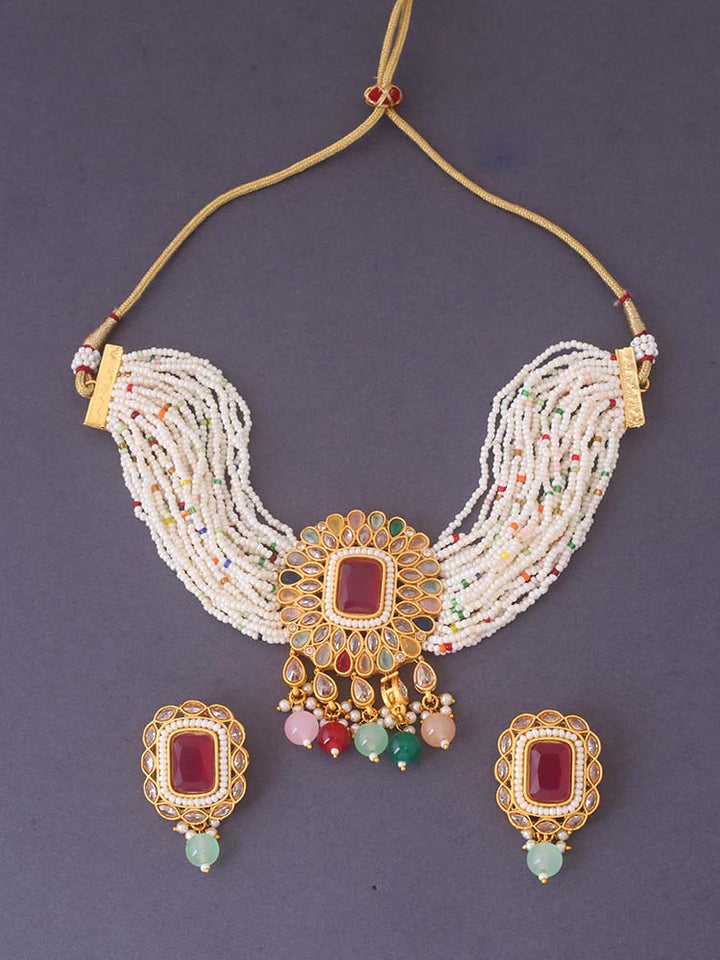 Multicolor Nazia Jewellery Set