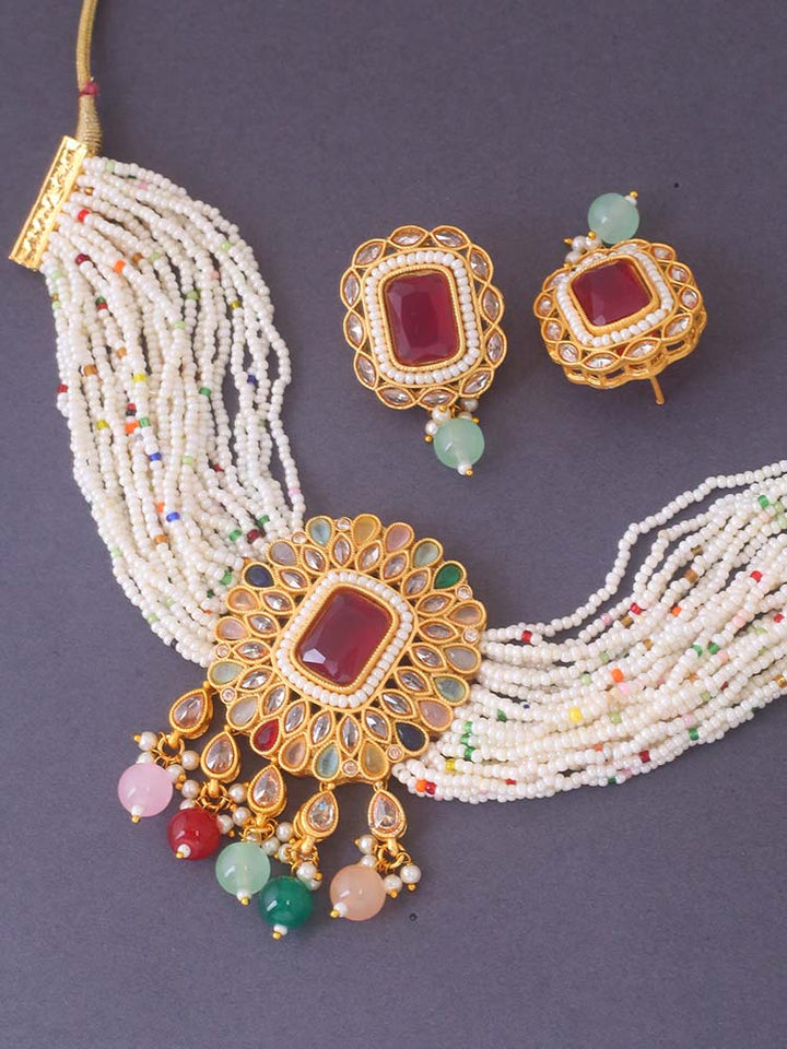 Multicolor Nazia Jewellery Set