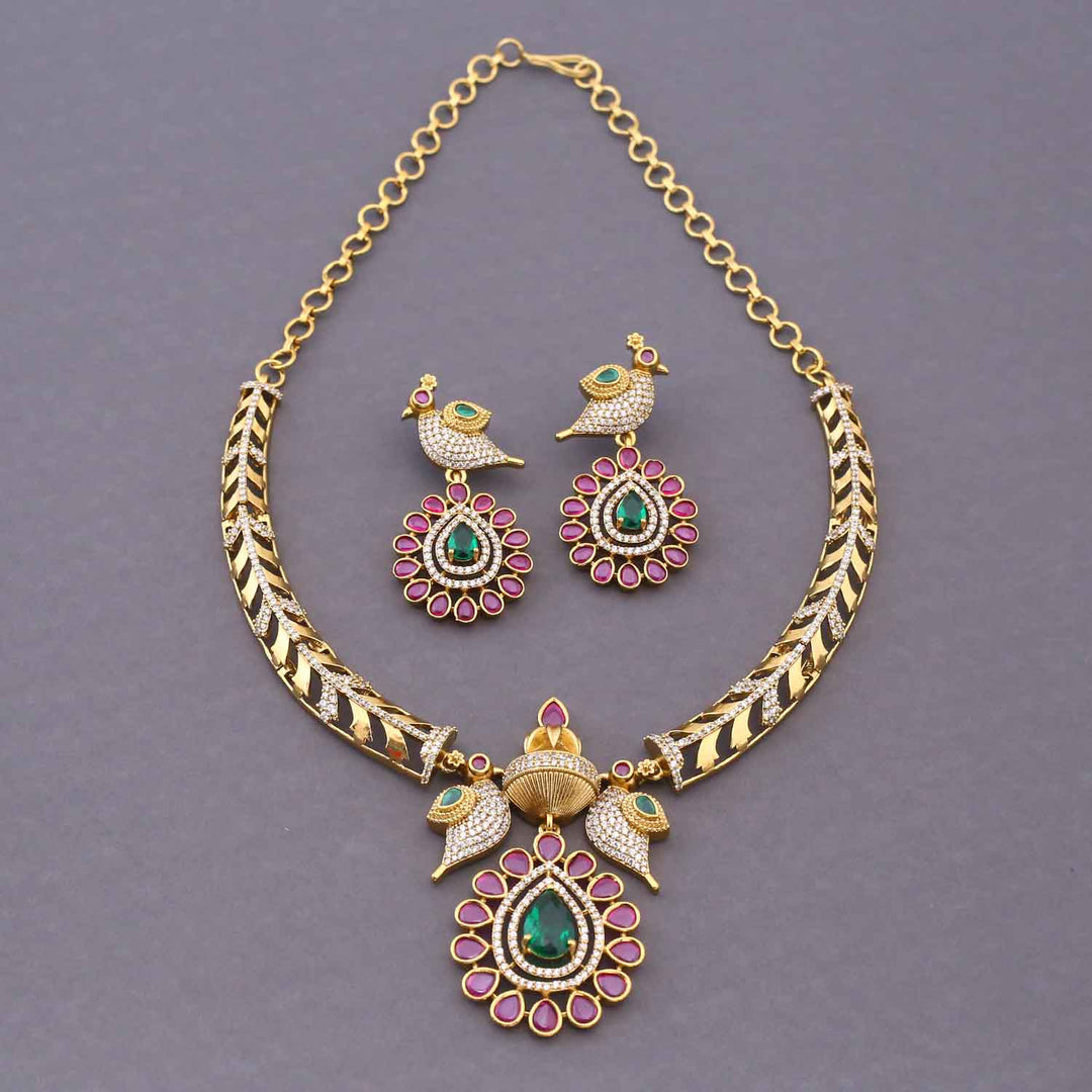 Multicolor Nille Hasli Victorian Jewellery Set - New Arrival