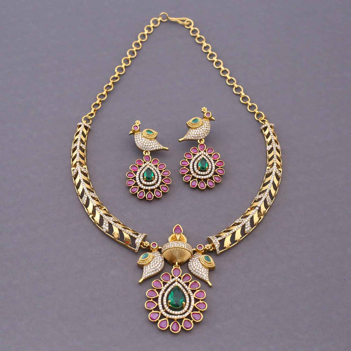 Multicolor Nille Hasli Victorian Jewellery Set - New Arrival