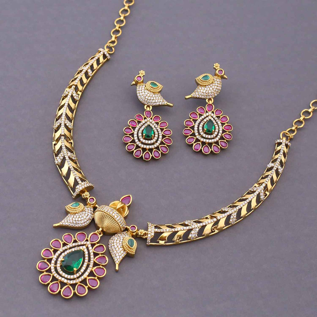 Multicolor Nille Hasli Victorian Jewellery Set - New Arrival