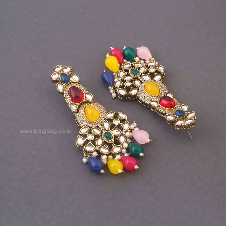 Multicolor Nira Danglers