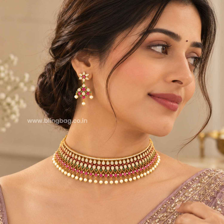 Multicolor Nishika Antique Jewellery Set- New Arrival