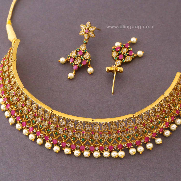 Multicolor Nishika Antique Jewellery Set- New Arrival