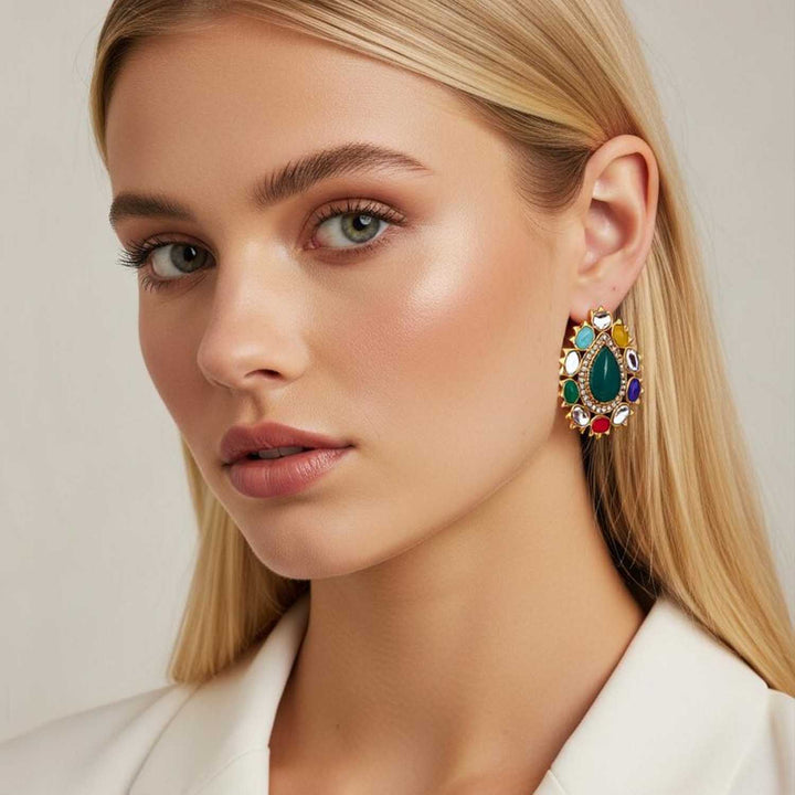 Multicolor Nishuja Studs