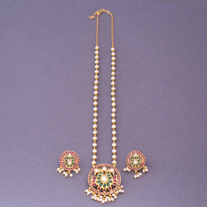 Multicolor Nitasha Antique Pendant Set- New Arrival