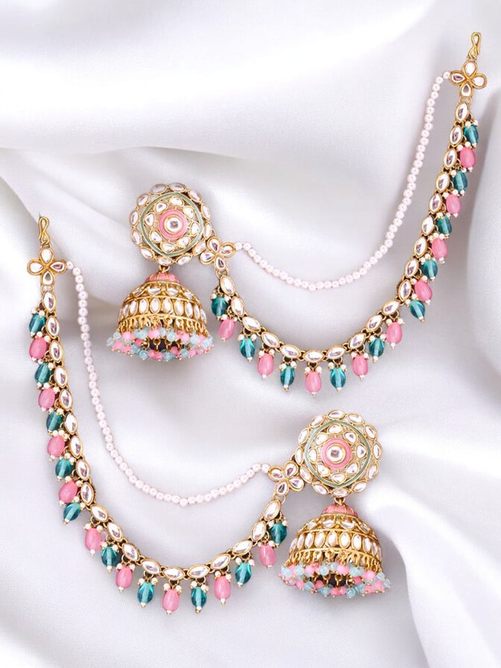 Multicolor Nutan Sahara Jhumkis
