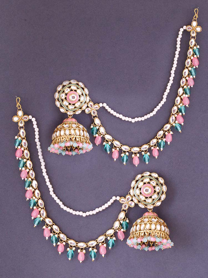 Multicolor Nutan Sahara Jhumkis