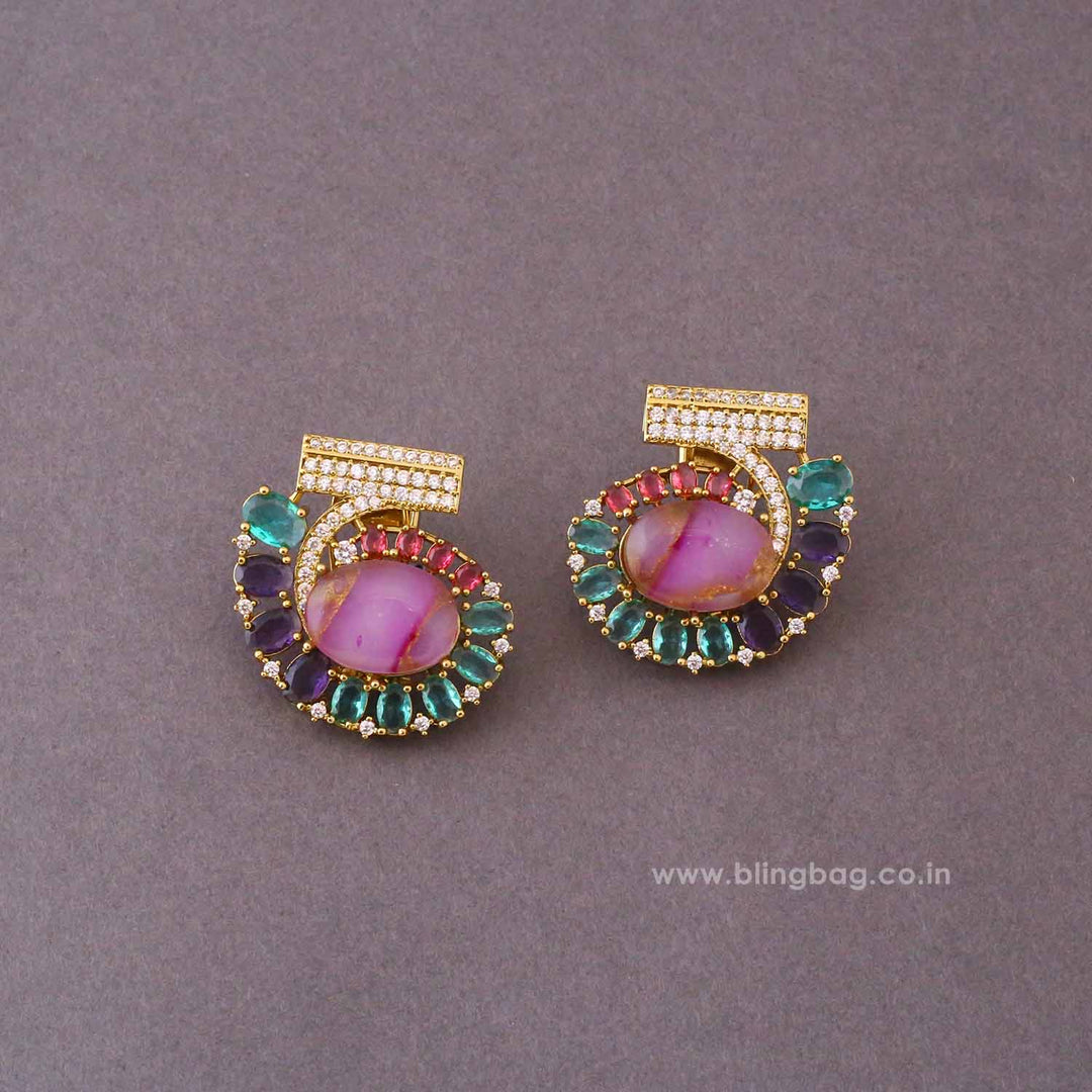 Multicolor Odette Studs - I