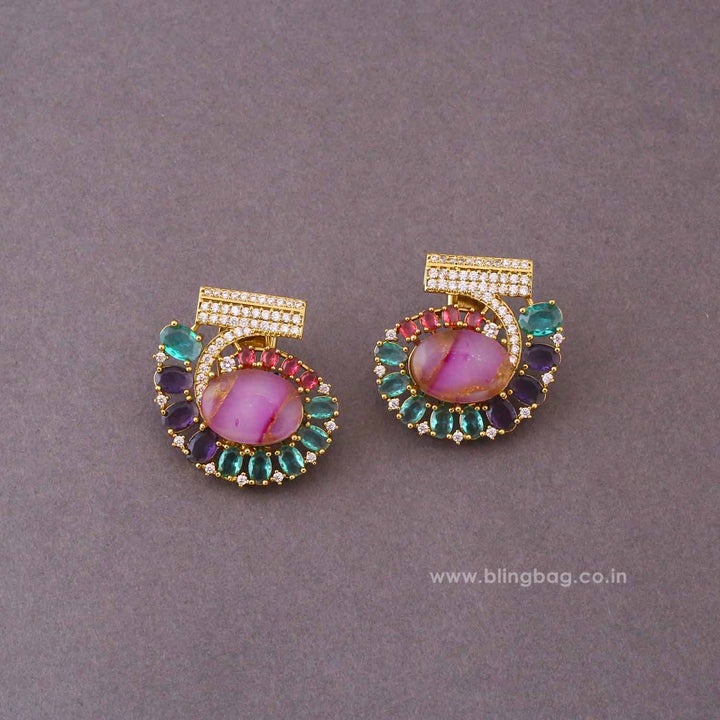 Multicolor Odette Studs - I