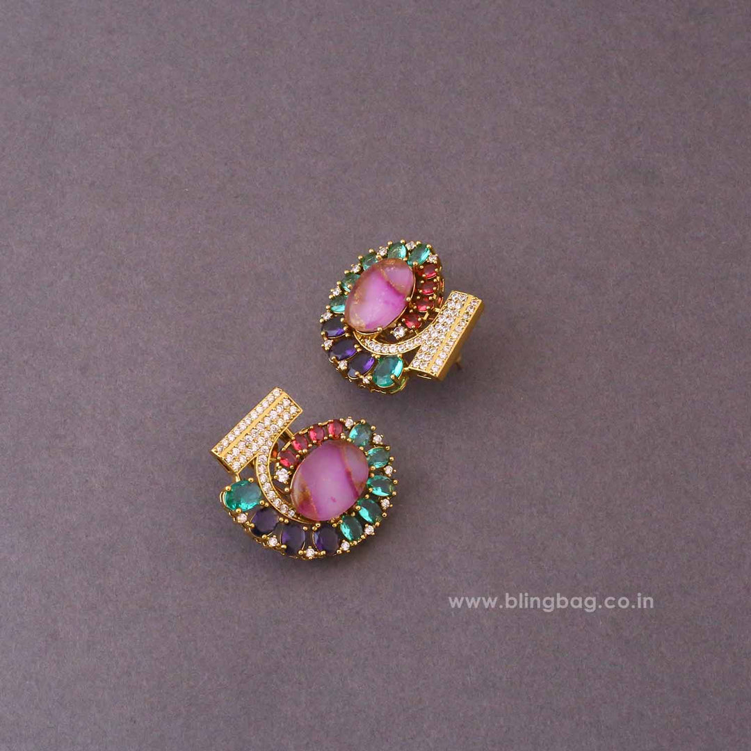 Multicolor Odette Studs - I