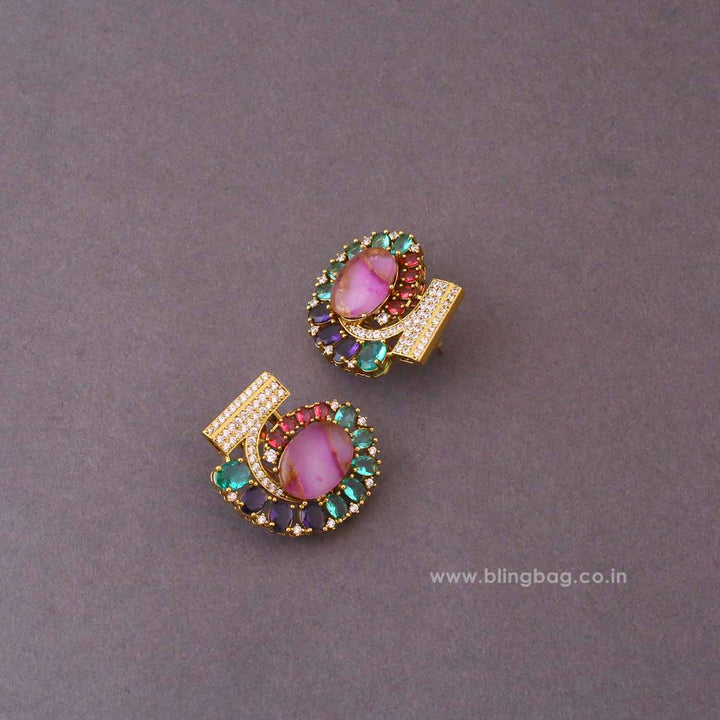 Multicolor Odette Studs - I