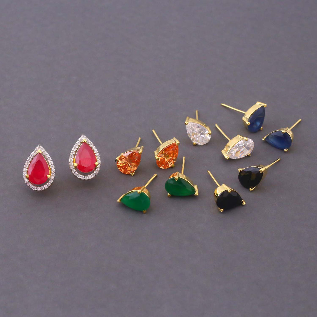 Multicolor Olga Color Changeable Studs