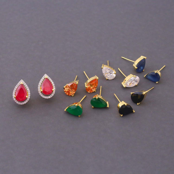 Multicolor Olga Color Changeable Studs