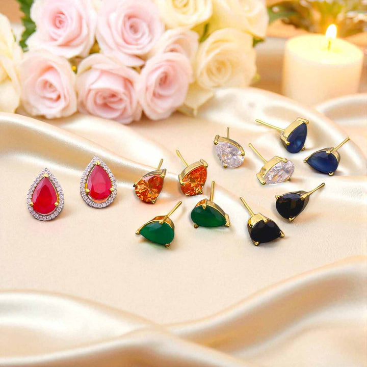 Multicolor Olga Color Changeable Studs