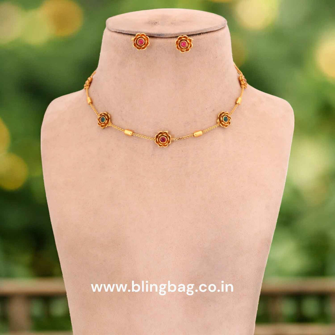 Multicolor Omya Antique Jewellery Set - New Arrival