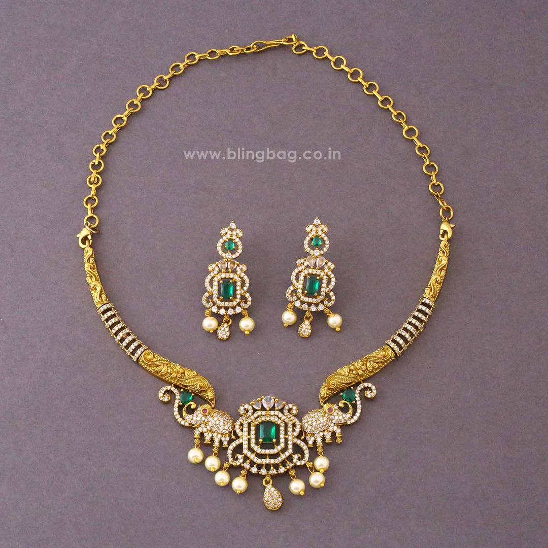 Multicolor Orya Antique Jewellery Set- New Arrival