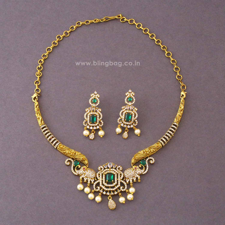 Multicolor Orya Antique Jewellery Set- New Arrival